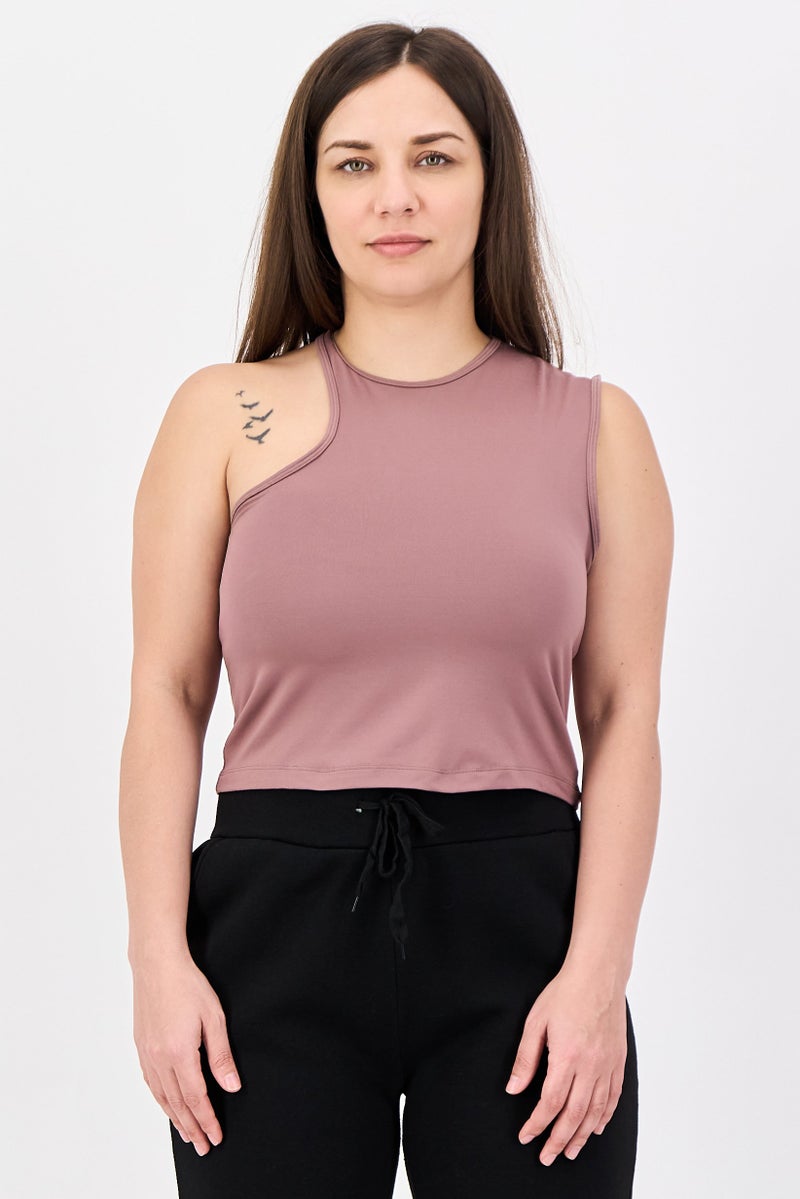 Nike Women Sportswear Fit Sleeveless Training Tank Top, Mouve - Image 1